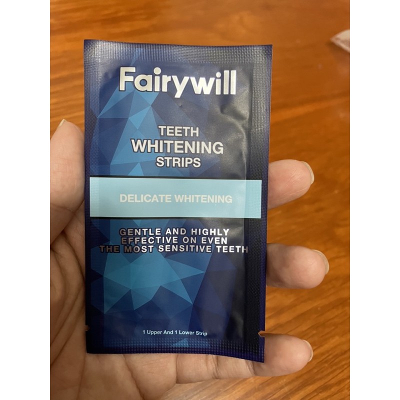 Miếng Dán Trắng Răng FAIRY WILL (thương hiệu Mỹ) - Professional Teeth Whitening Strips