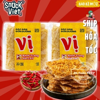 (Combo) 2 Bánh Tráng Gà Cay Vị - Túi 150g đồ ăn vặt Sài Gòn cực ngon, cực rẻ 😱