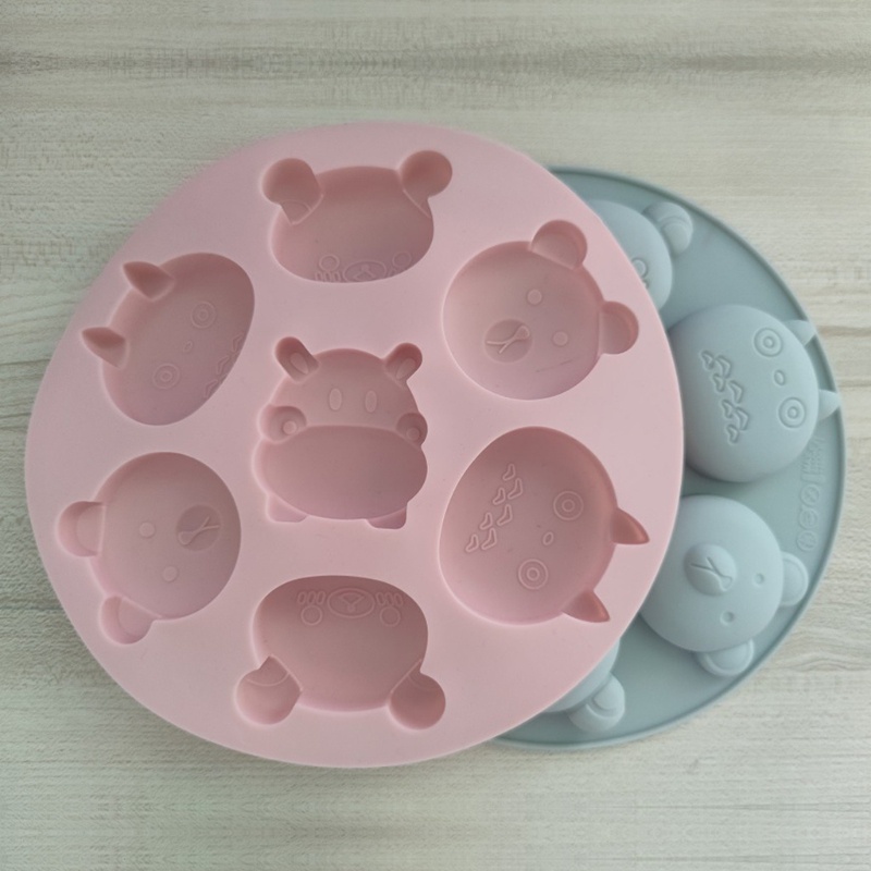 Khuôn silicone tạo hình động vật xinh xắn dễ thương trang trí bánh