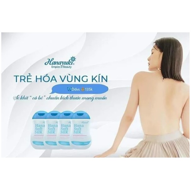 Dung Dịch Vệ Sinh Phụ Nữ Hana SOFT&amp;SILK , Mỹ phẩm Hana yuki