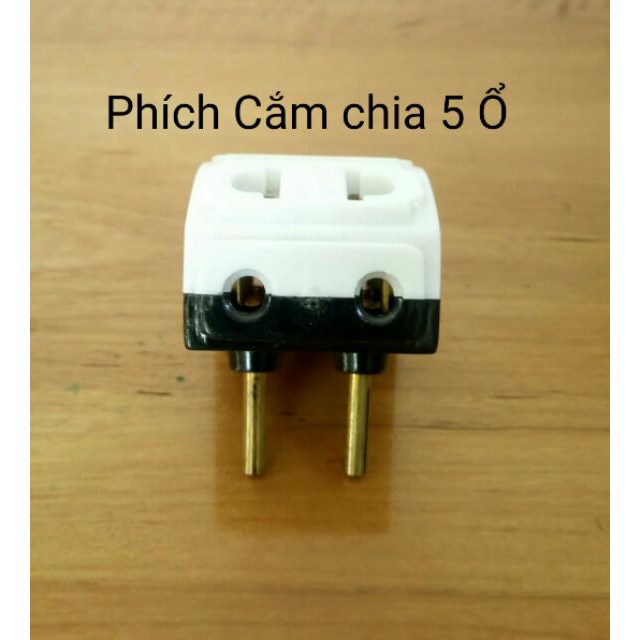 phích cắm chia 5 ổ tiện lợi, an toàn khi sử dụng