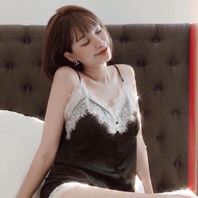 Bộ ngủ lụa milky Thái lan ( Ảnh chụp Thật) (Chuyên Hàng Xách tay Thái Lan) Hàng xách tay Thái Lan