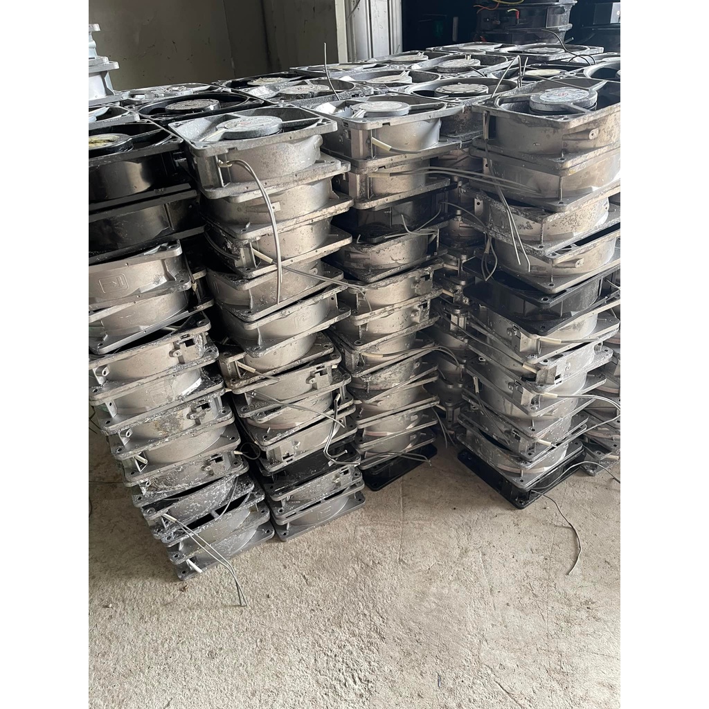 QUẠT HÚT 12VDC VÀ 220V THÁO TỦ ĐIỆN