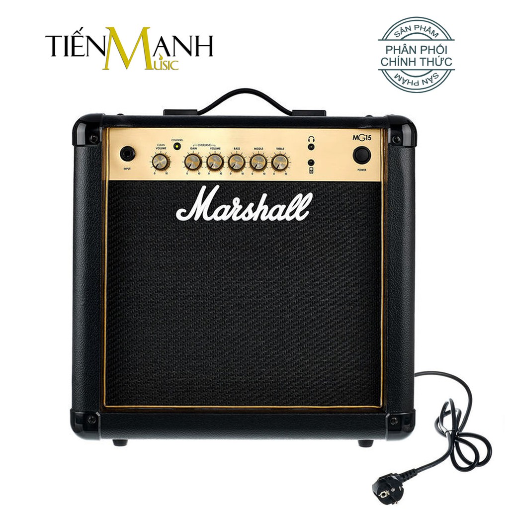 Ampli Marshall MG15 Gold Amply Đàn Guitar Điện Combo Amplifier MG15G - Chính Hãng