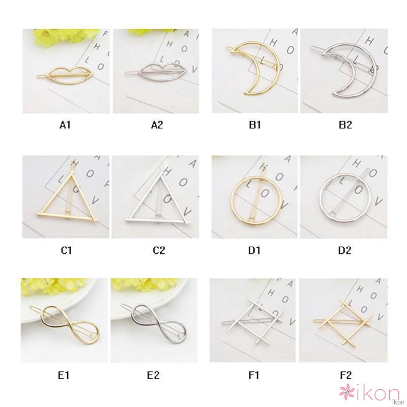 Kẹp tóc hợp kim nhiều hình khác nhau thời trang dễ thương