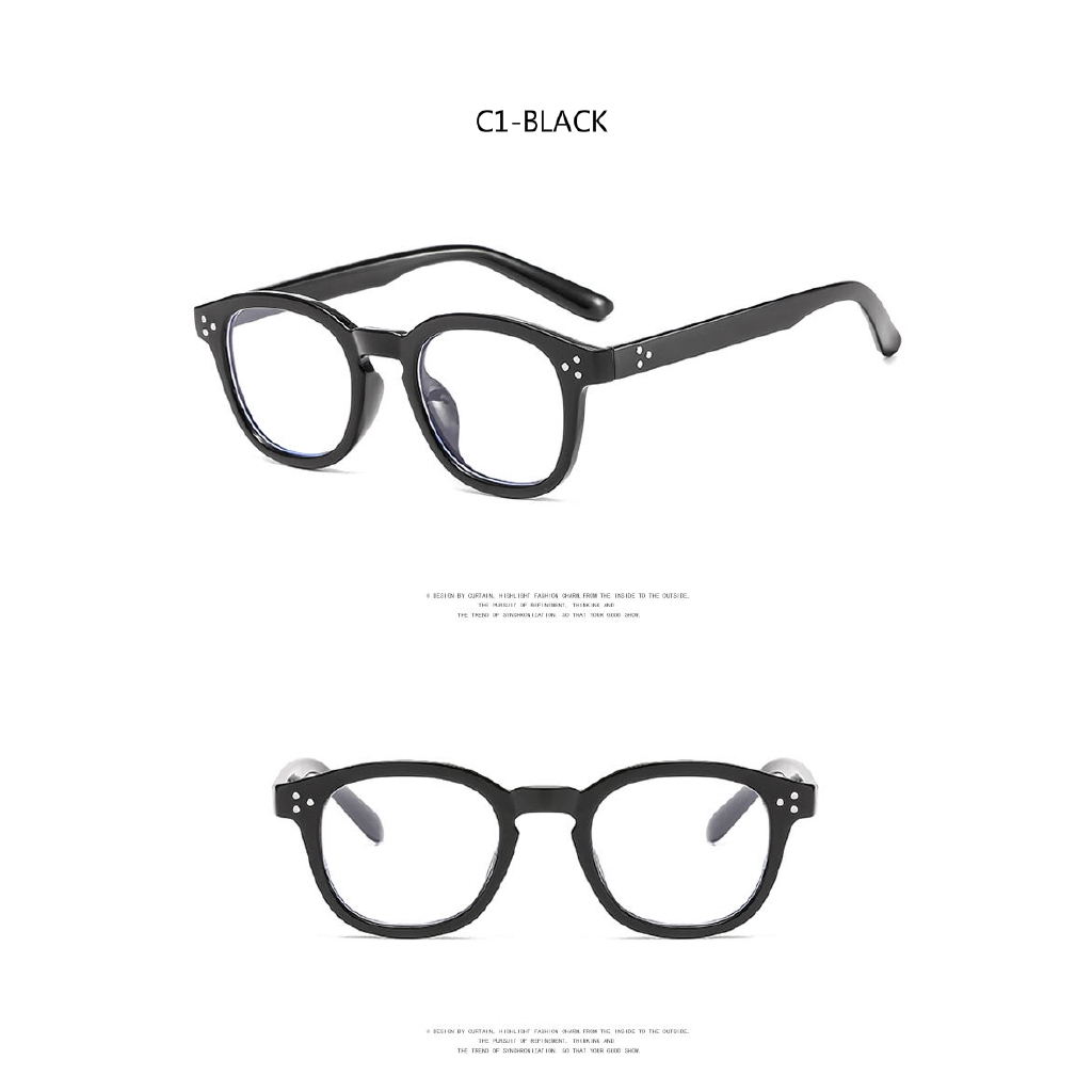 Kính mát chống tia xanh bản lề kim loại thời trang 2020