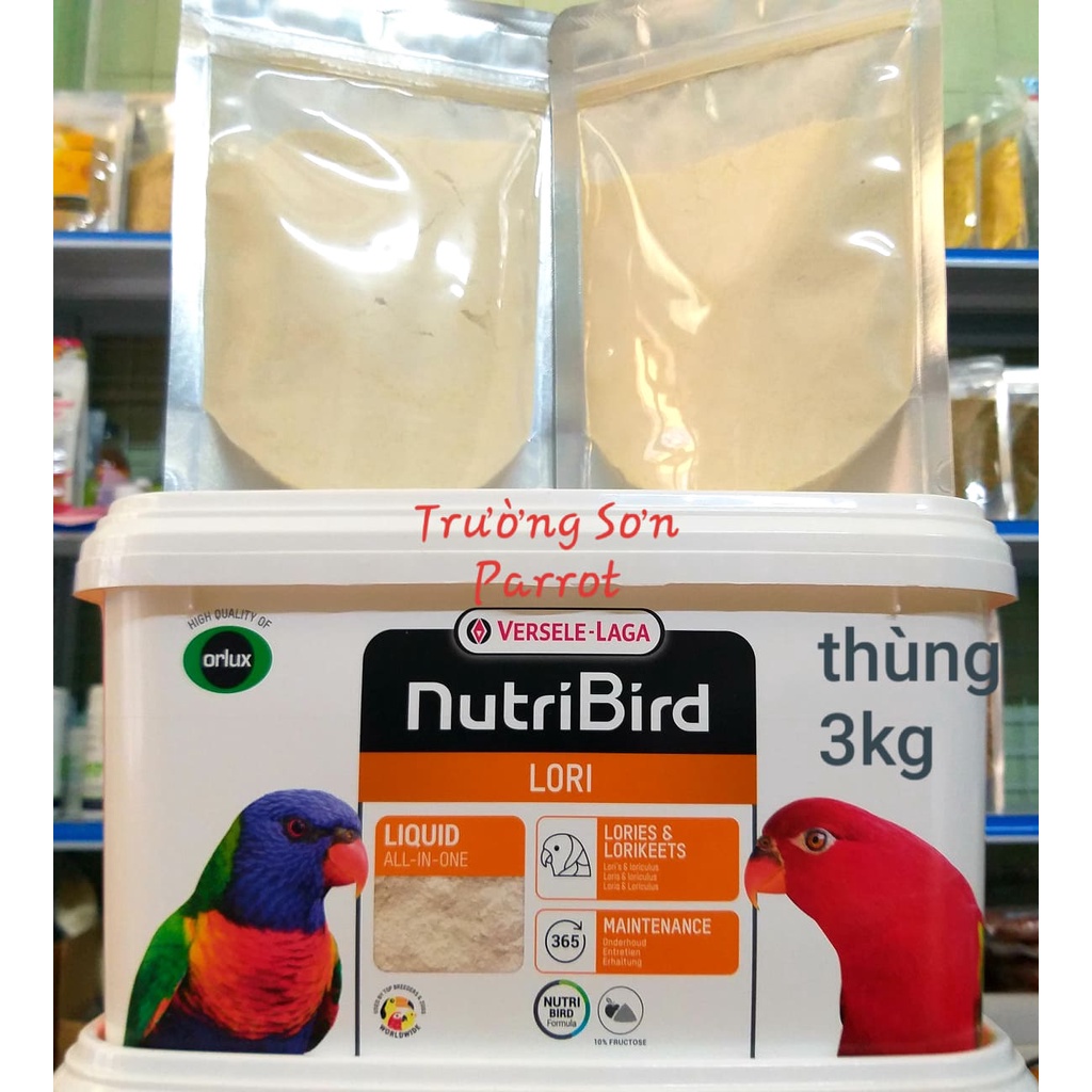 Gói 100g Bột chuyên dụng dành cho vẹt lory orlux/nutri