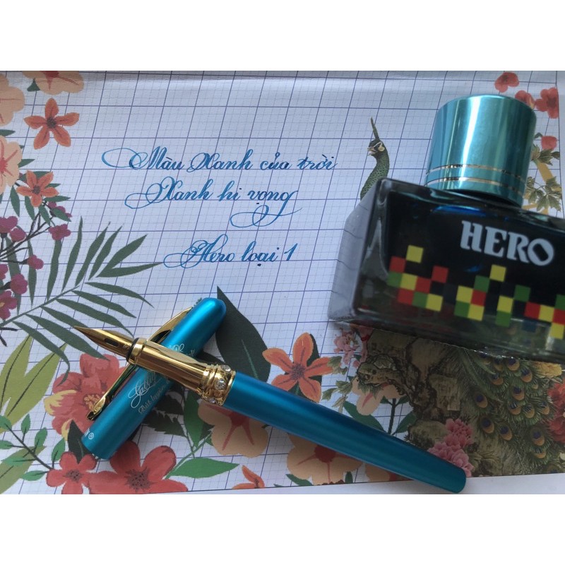 Mực Hero cao cấp xanh biển sáng