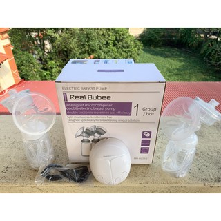 Máy hút sữa điện đôi Real Bubee [ Có chế độ massa kích sữa, Hút êm ái như em bé bú [SHOPEE TRỢ GIÁ KHỦNG]