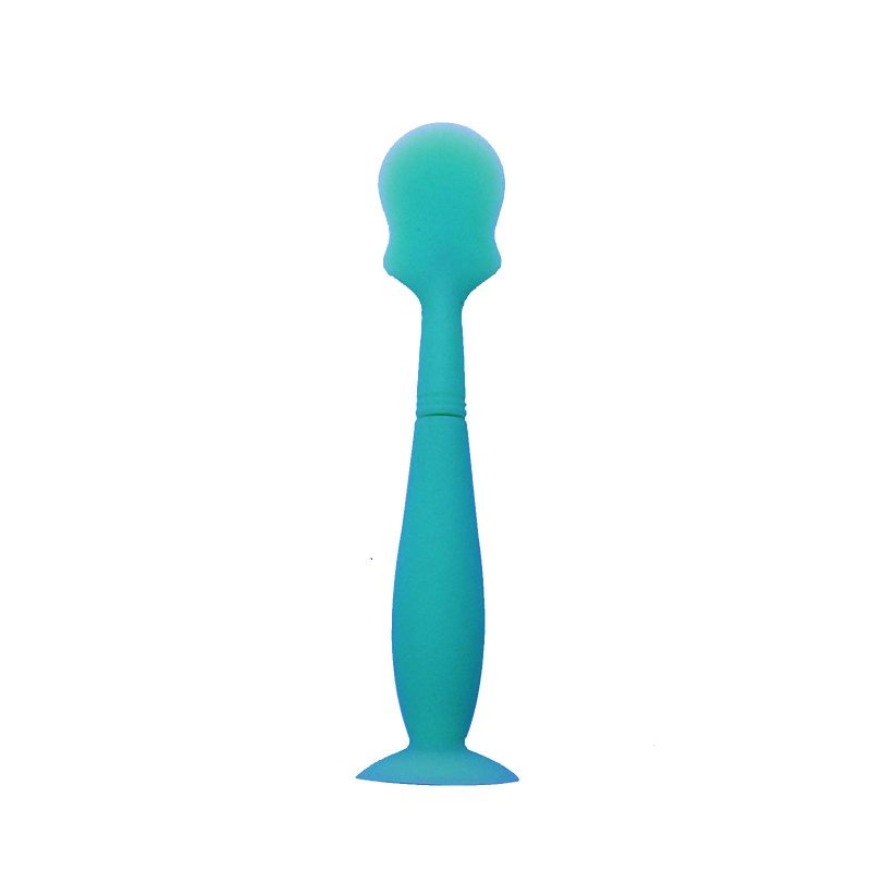 Bàn Chải Vệ Sinh Mông Em Bé Có Giác Hút Bằng Silicone Tháo Rời Được