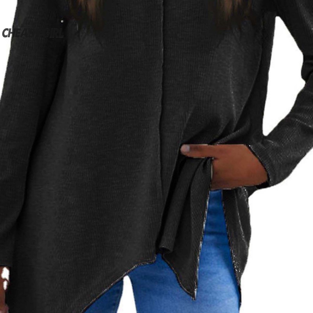 (CH) Áo sweater dệt kim cứng tinh tế phong cách mùa đông cho nữ
 | BigBuy360 - bigbuy360.vn