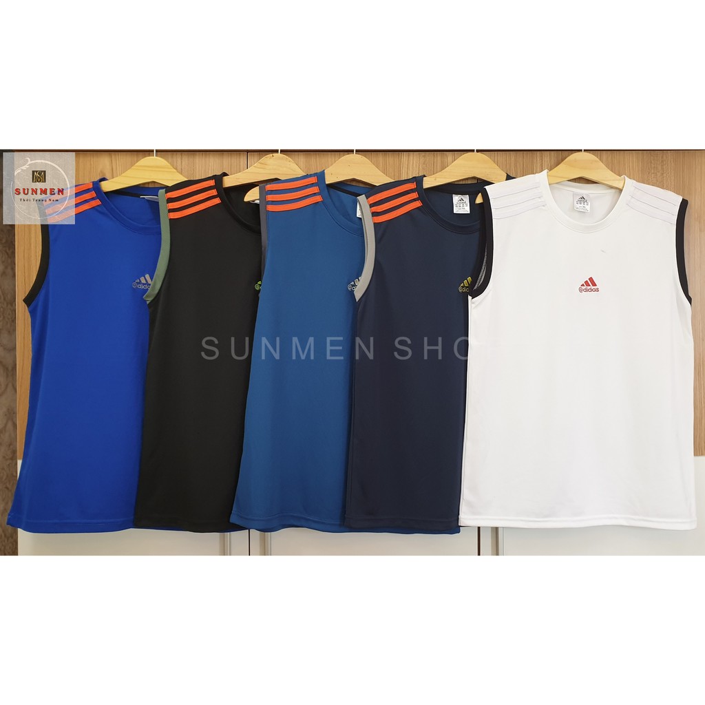 [HCM] Áo Thun Ba Lỗ Thể Thao Nam From Rộng Sát Nách Body SUNMEN Đủ size từ 45 - 80kg,phù hợp tập gym,mặc ở nhà,mặc ngủ