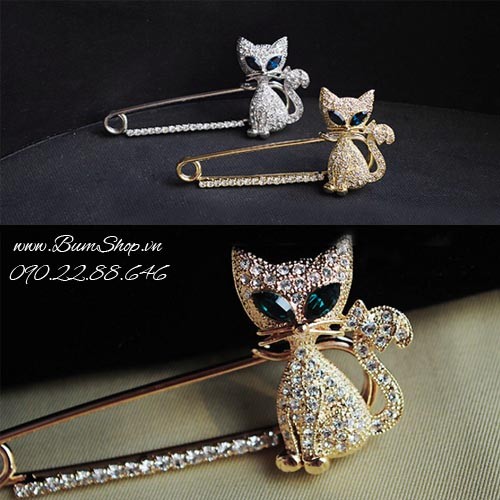 Cài áo mèo xinh iu - ca01913