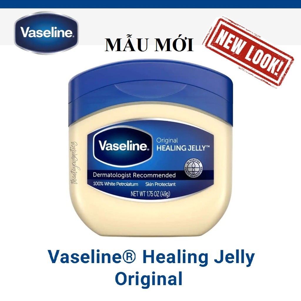 SÁP DƯỠNG ĐA NĂNG VASELINE ORIGINAL HEALING JELLY 49g ( HÀNG CHÍNH HÃNG )