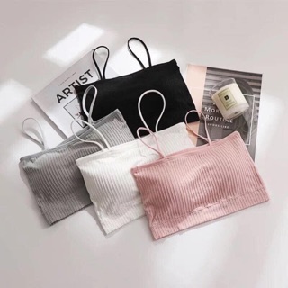 Sét 4 áo 2 dây bra cúp ngang ngực