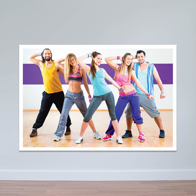 Tranh treo phòng tập Aerobic cho người lớn | Tranh thể dục nhịp điệu T3842
