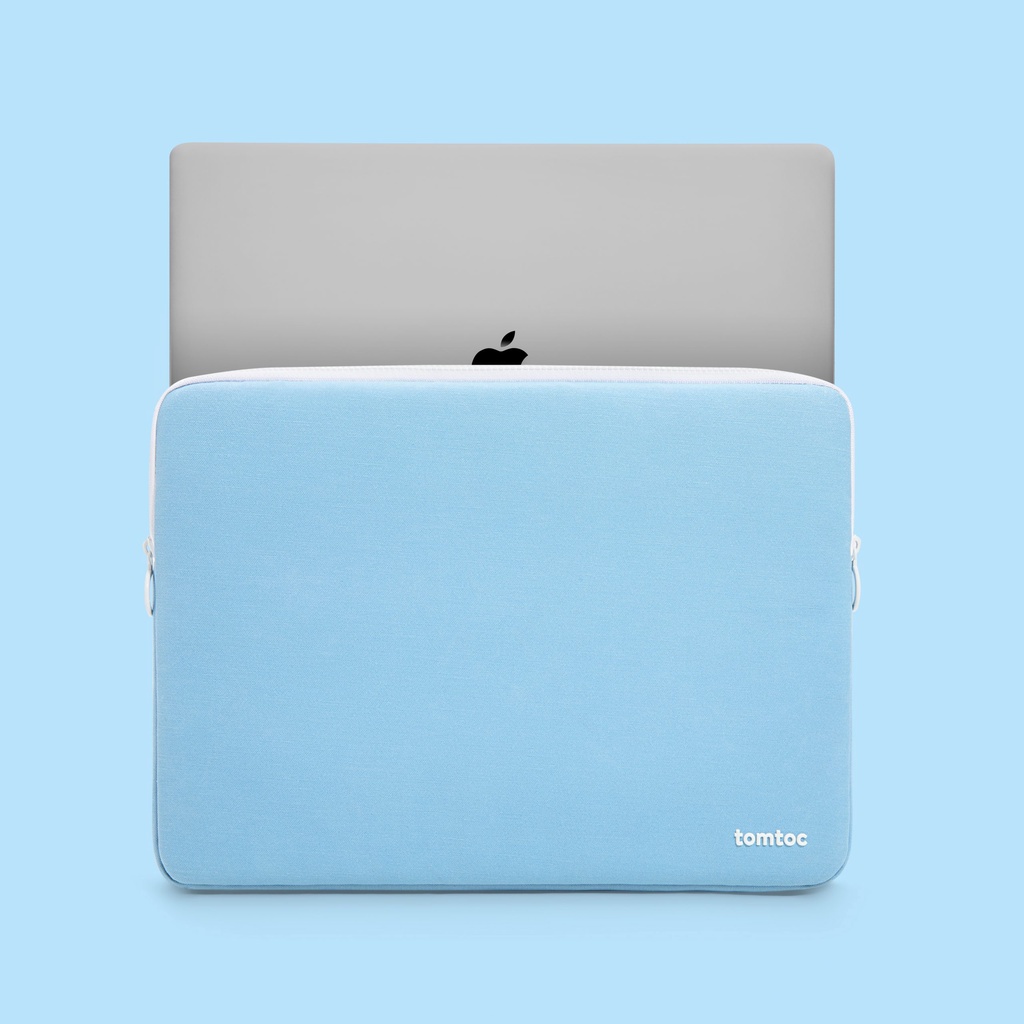 [Mã 154ELSALE2 giảm 7% đơn 300K] TÚI CHỐNG SỐC TOMTOC (USA) SHELL POUCH MACBOOK AIR/PRO 13” NEW BLUE A27-C02B01