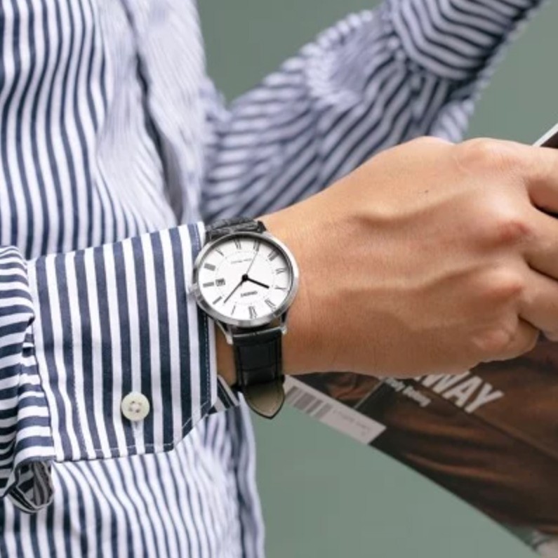 Đồng hồ nam dây da Orient RF-QD0008S10B , chính hãng full box , quartz , chống nước