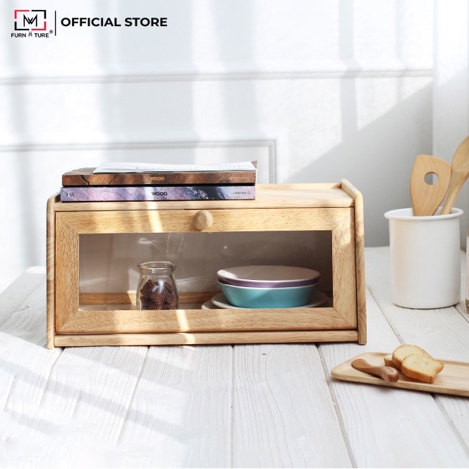 Tủ đựng gia vị vật dụng nhà bếp gỗ hàn quốc - Bread case thương hiệu MW FURNITURE