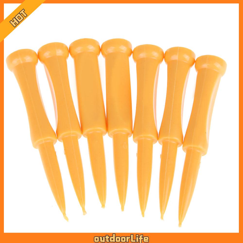 ❤Outdoorlife❤High Quality 35pcs Golf Tees Plastic Castle Tee Height Control Step Down 68mm✿