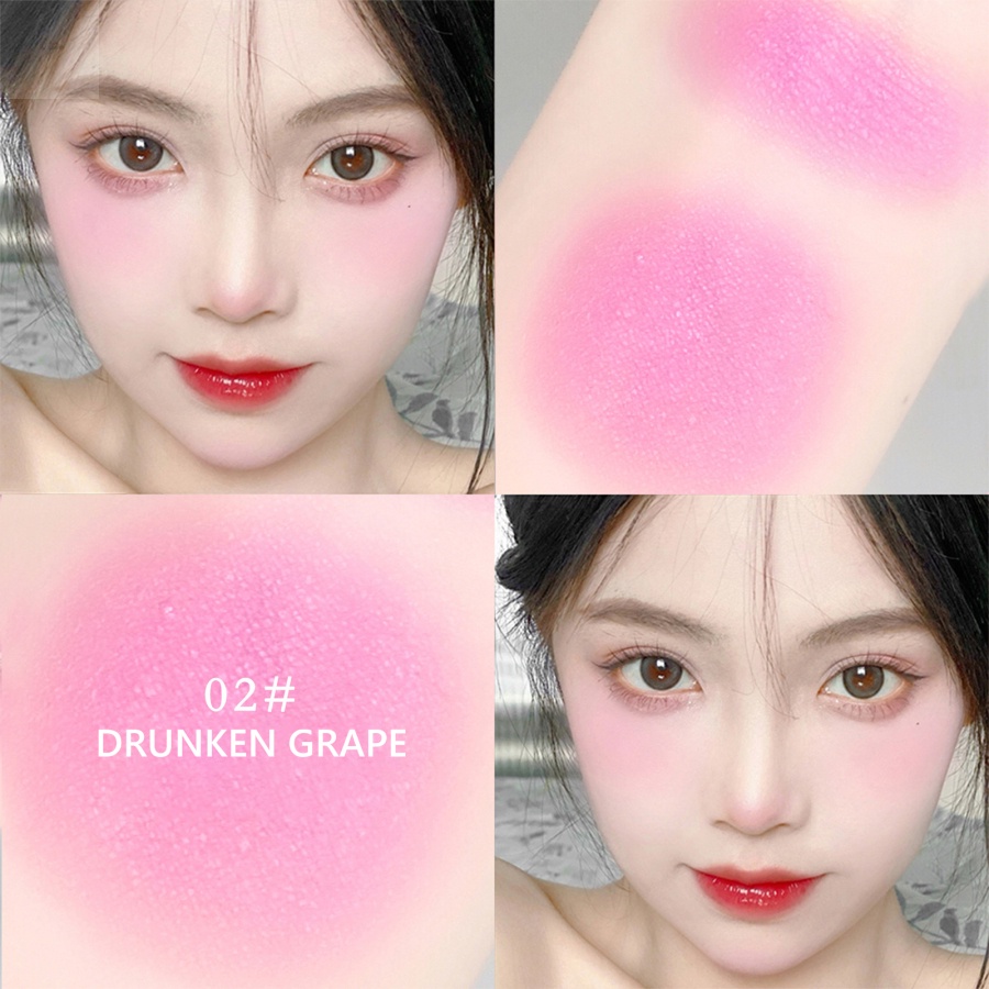 Bảng Màu Phấn Má Hồng Chống Nước Chống Mồ Hôi Lâu Phai 6 Màu Sắc Lên Màu Cực Chuẩn