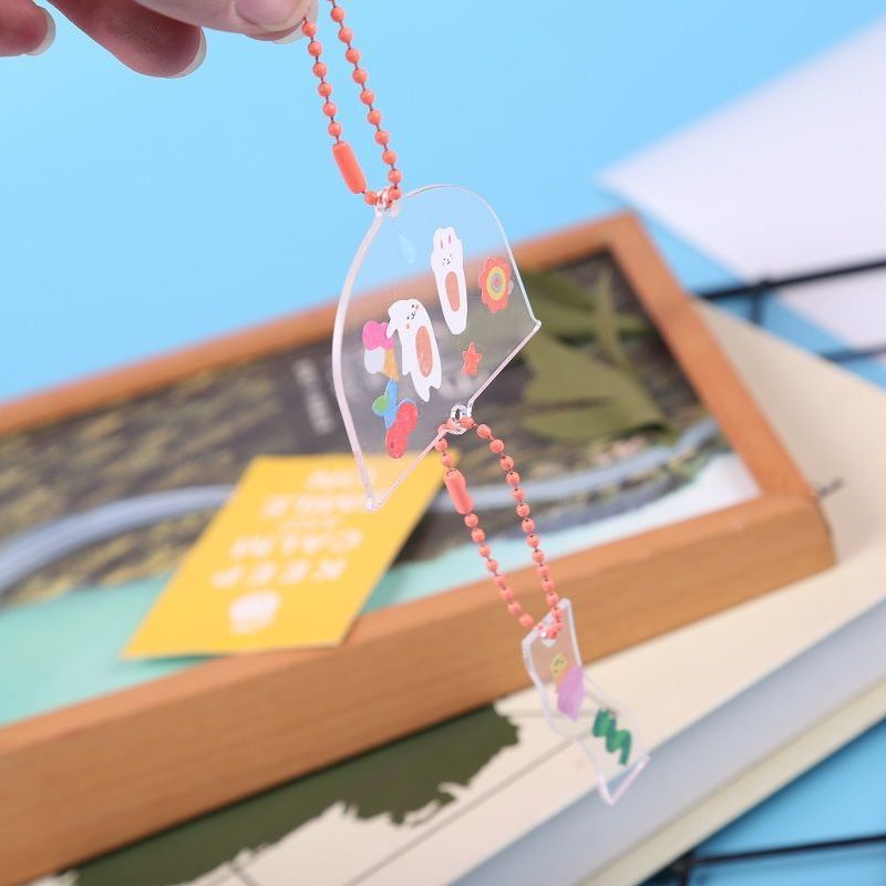 Móc Khóa Acrylic Trong Suốt Sáng Tạo Cho Học Sinh
