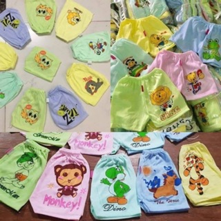 10 Quần chục bé trai / bé gái cotton mỏng mát hình thú