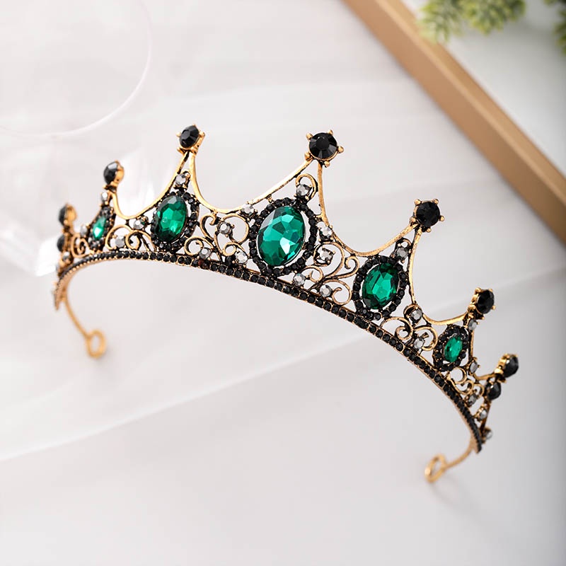 YADORNOS Vương Miện Đính Đá Thiết Kế Sang Trọng Cho Cô Dâu
