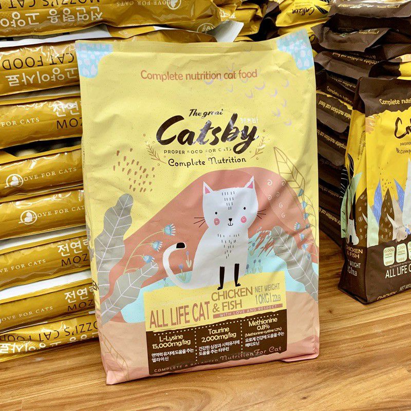 Hạt Catsby cho mèo lười nhai 5kg