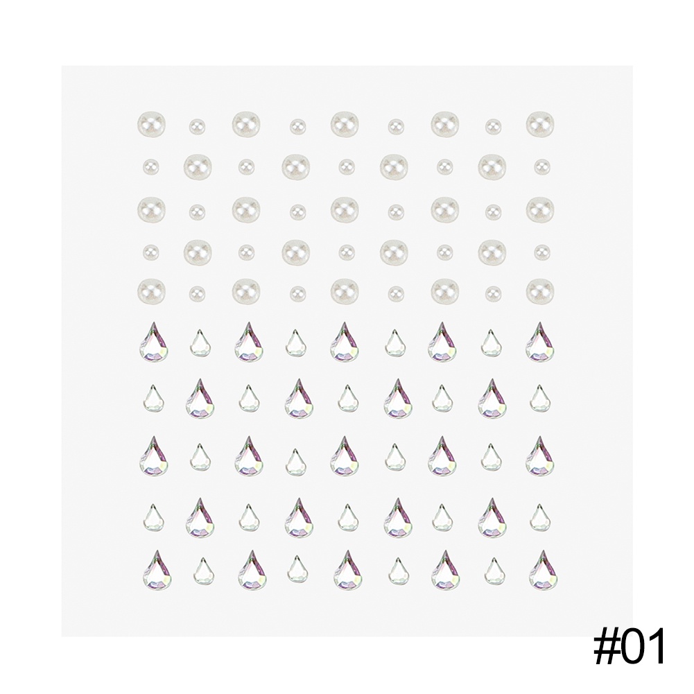 Hw 1 Miếng Dán Trang Trí Mặt Và Cơ Thể Đính Đá Lấp Lánh