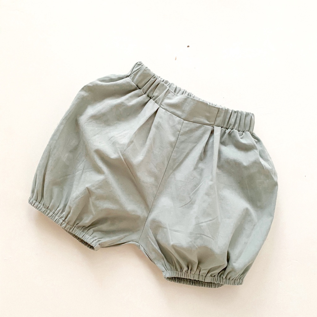 Bộ áo sơ mi + cà vạt nơ + quần short cho bé