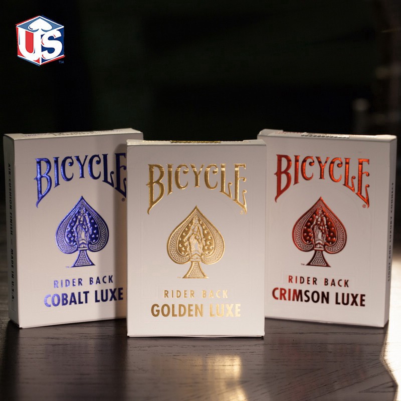 Bộ Bài Bicycle Rider Back Coralt Crimson Luxe Playing Cards Playing Cards, Thẻ Sưu Tập USPCC, Trò Chơi Thẻ Ma Thuật, Đạo Cụ Ảo Thuật Cho Nhà Ảo Thuật