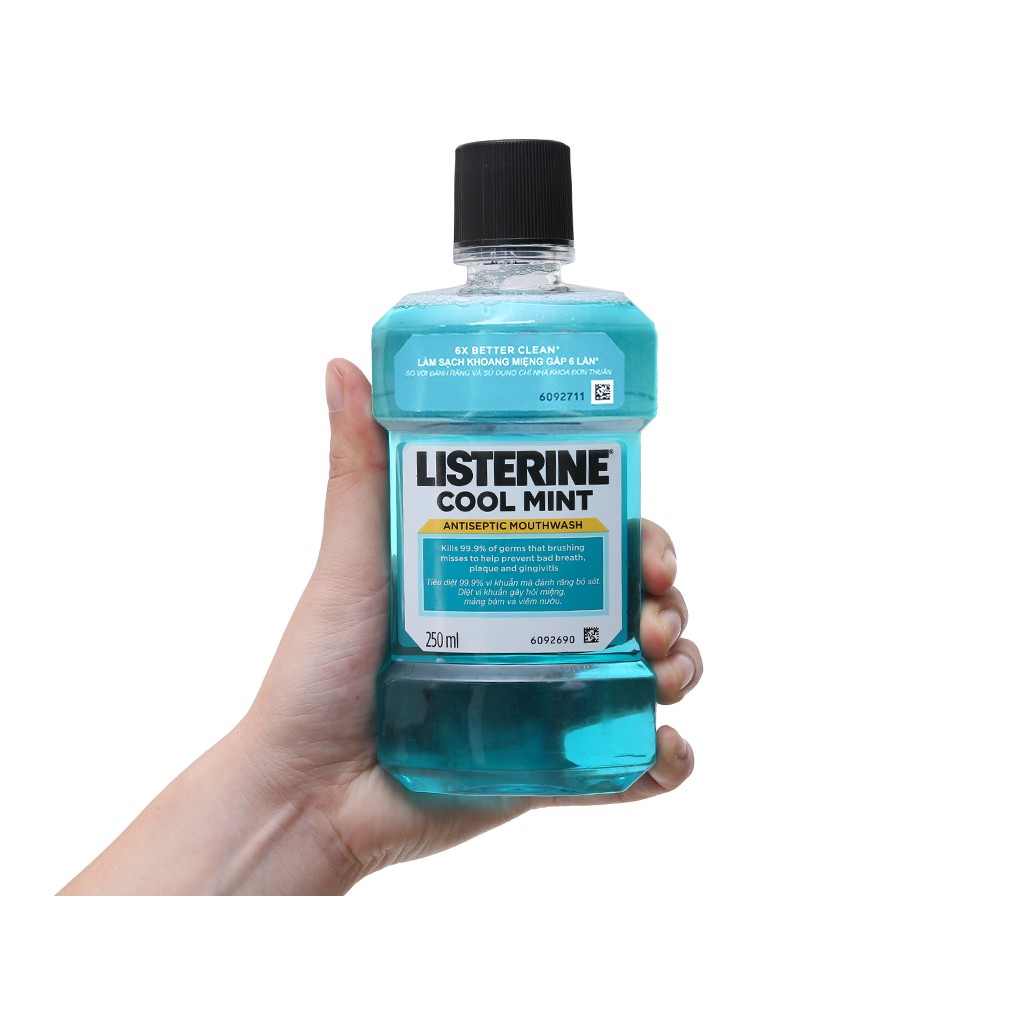 (HCM) Nước súc miệng Listerine 250/750ml Thái Lan