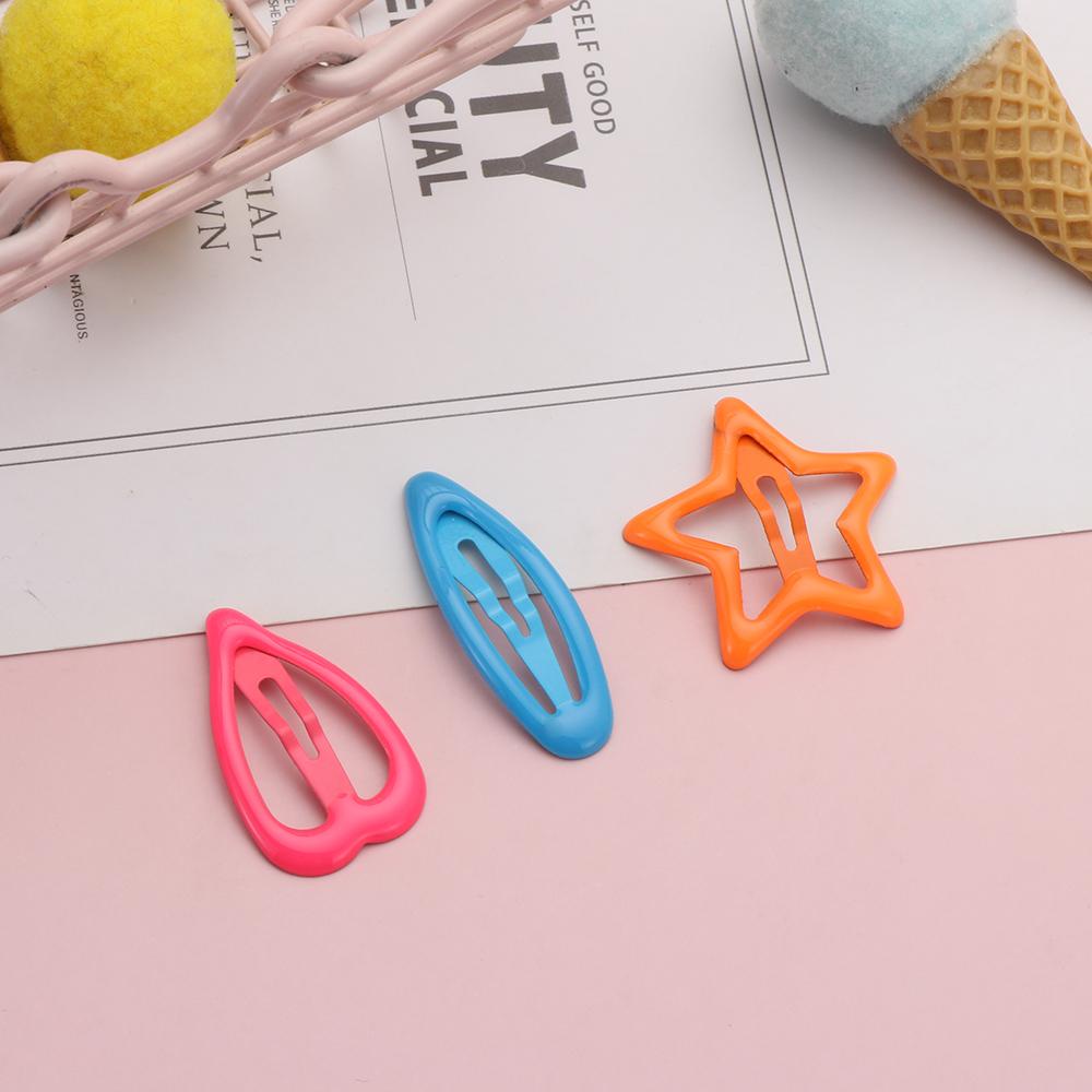 Set 10 Kẹp Tóc Hình Búp Bê Phụ Kiện Cho Bé Gái