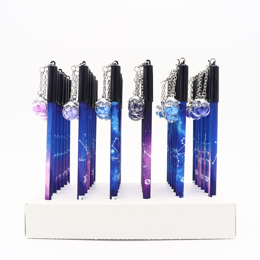 Bút gel phong thuỷ 12 cung hoàng đạo Galaxy cao cấp