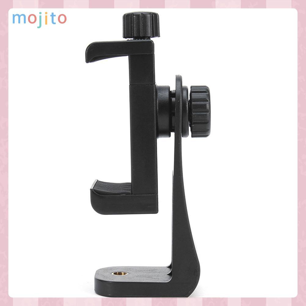 MOJITO Tripod Mount Phone Clip Vertical Bracket 360 Degree Rotating Tripod Adapter