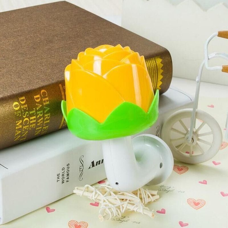 Đèn ngủ hoa cảm biến ánh sáng