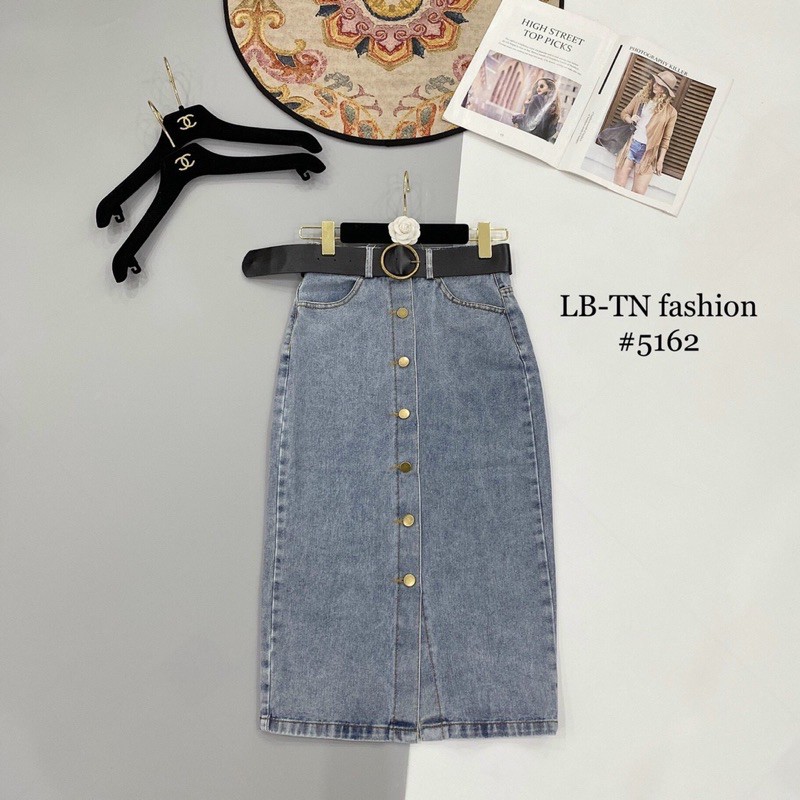 CHÂN VÁY BÒ KÈM ĐAI | BigBuy360 - bigbuy360.vn