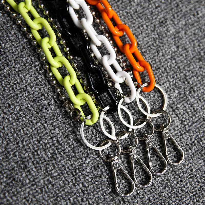 Dây Xích Nhựa Resin Đeo Quần Phong Cách hip hop Thời Trang Cho Nam Và Nữ