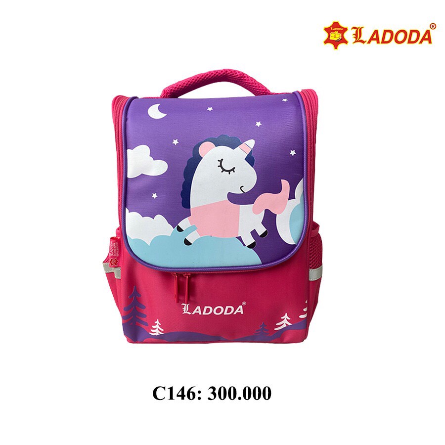 Ba lô cấp 1 cho bé gái C146 Ladoda