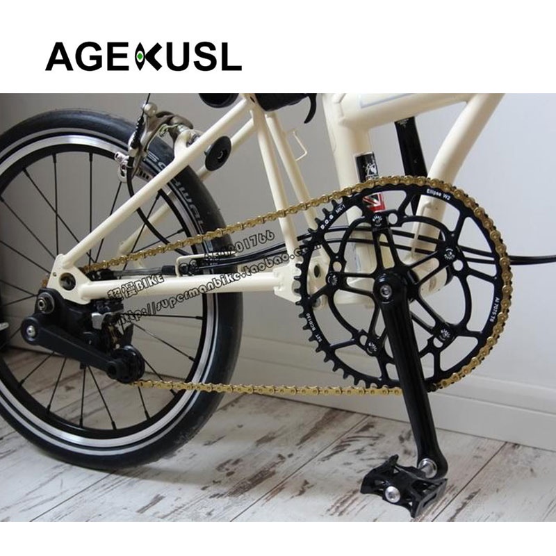 Trục Khuỷu Vuông BCD 130mm Cho Xe Đạp Brompton Fnhon 3 Sixty Pikes