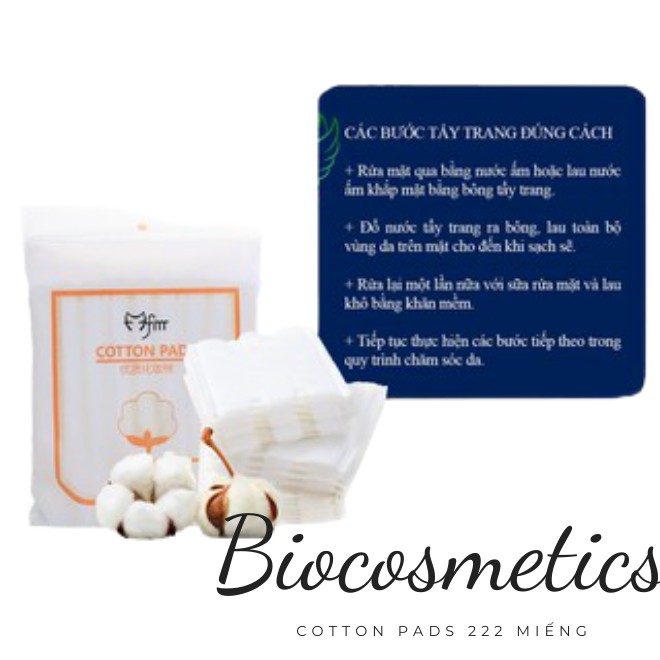 Bông tẩy trang Cotton Pads 3 lớp cực mịn , túi 222 miếng siêu tiết kiệm - Hàng nội địa trung sale kịch sàn giá tốt | BigBuy360 - bigbuy360.vn