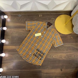 Áo cộc tay sơ mi kẻ bbr hot💥