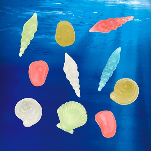 Bộ 10 Vỏ Ốc Dạ Quang Phát Sáng Trang Trí Bể Cá Siêu Xinh
