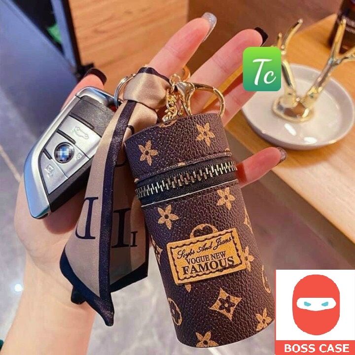 🌸Móc khóa - dây chìa khóa 🌸lv túi để kèm son hot trend marvel người nhện người sắt superman hulk