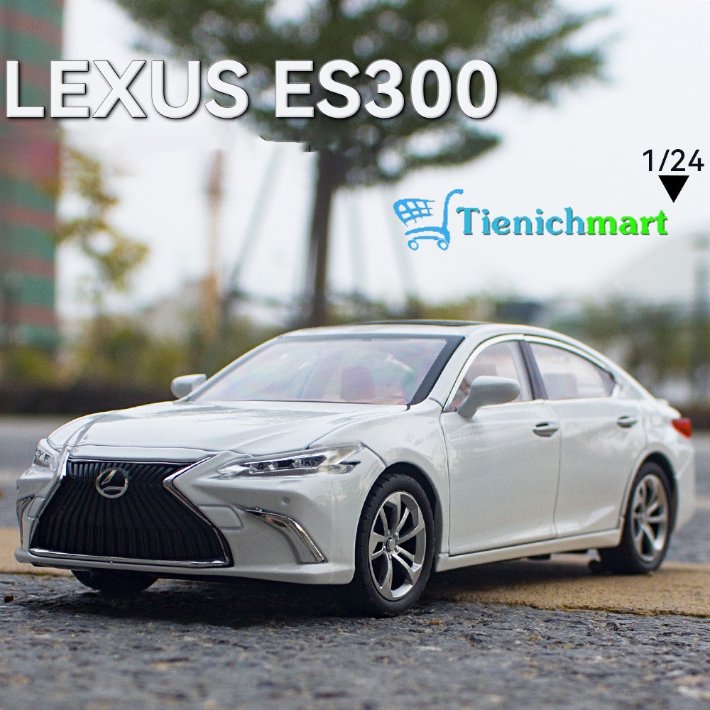Mô hình xe ô tô sedan Lexus ES 300H khung hợp kim có đèn âm thanh mở full cửa, cót chạy đà