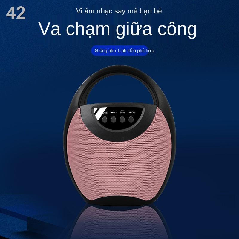 ALoa bluetooth không dây âm lượng cao thanh di động gia đình thẻ ngoài trời đa chức năng karaoke siêu trầm vũ trường vuô