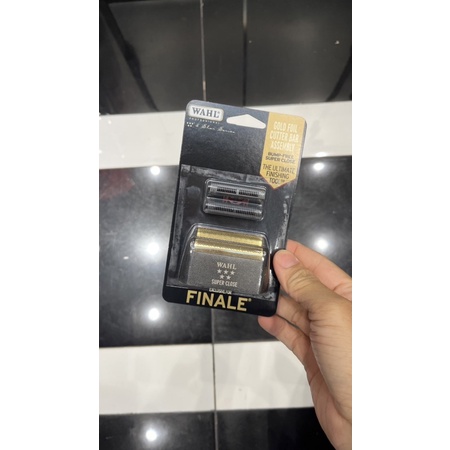 Combo nắp và lưỡi hộp cạo khô Wahl đen Finale Shaver