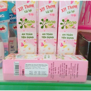 xịt thơm sợi vải thơm quần áo nano bio home
