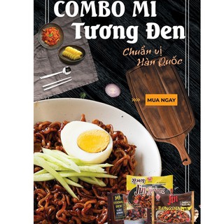 Combo mì trộn tương đen 3 loại 135gr